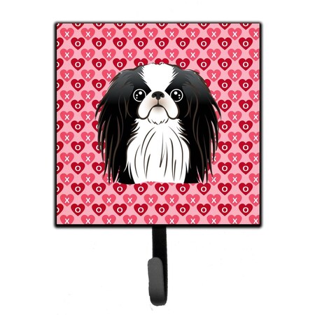 Jensendistributionservices Japanese Chin Hearts Leash or Key Holder MI1721162